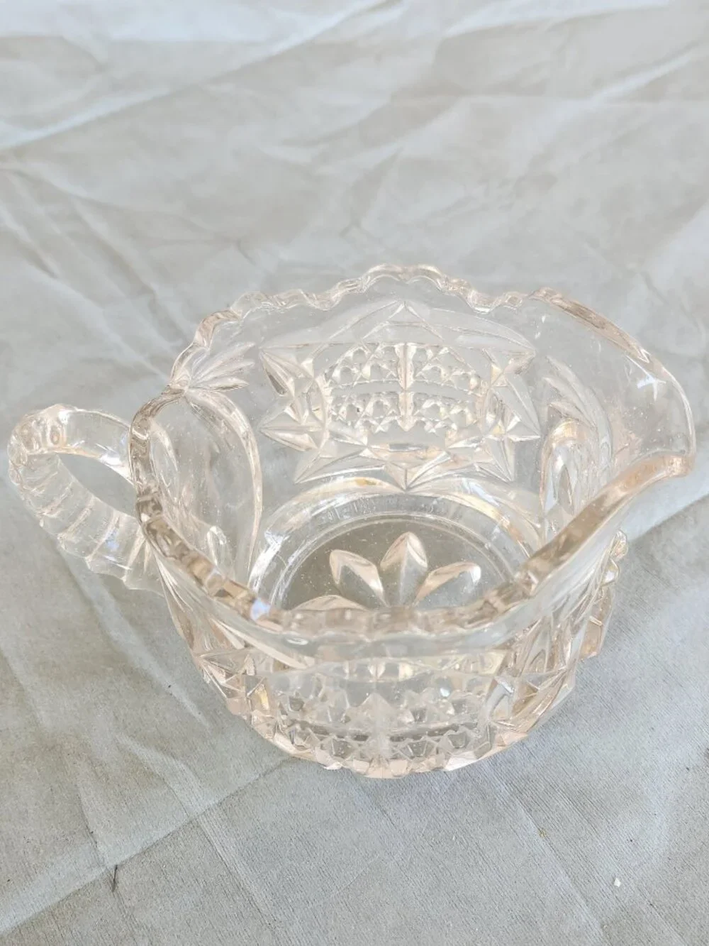 Vintage Star of David Creamer by New Martinsville